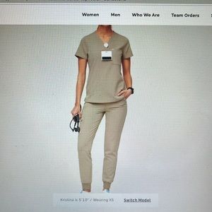 Women’s Boulder FIGS Scrub Set